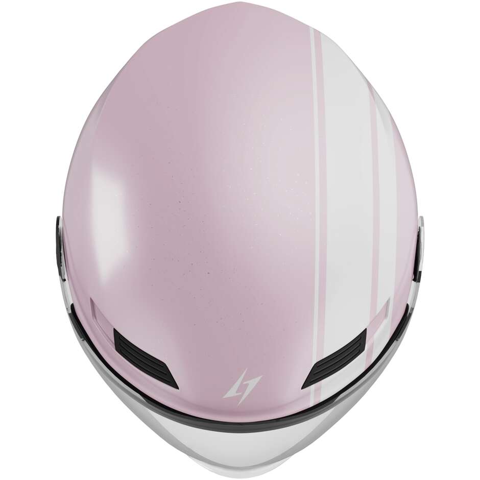 Stormer RIDE PATH PALE Jet Motorradhelm Perlmuttrosa