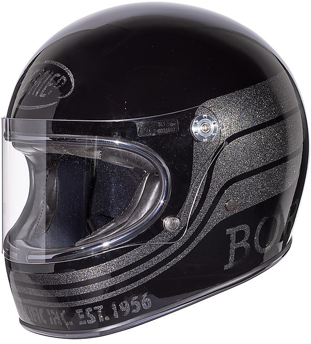 Casque Moto Vintage Années 1970 - Ancien Modèle Rétro - Occasion Rare Collection