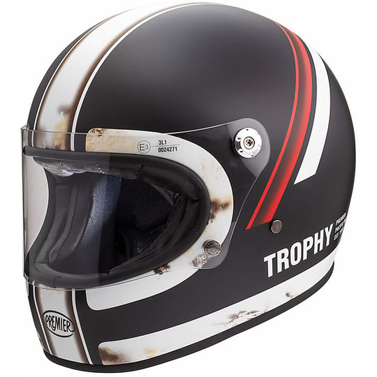 Casque Moto Vintage Cycraft CY-1 Avec Bouclier Bulles - Années 60/70, Fabriqué USA, Taille S/M