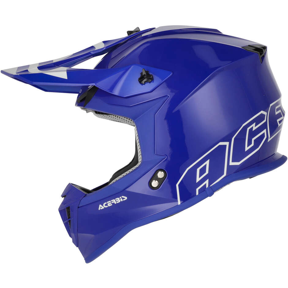 Casque de motocross Acerbis LINEAR 2206 bleu