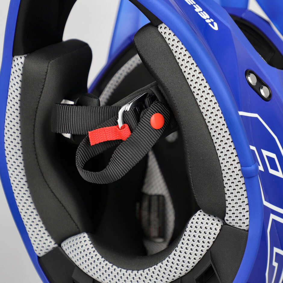 Casque de motocross Acerbis LINEAR 2206 bleu