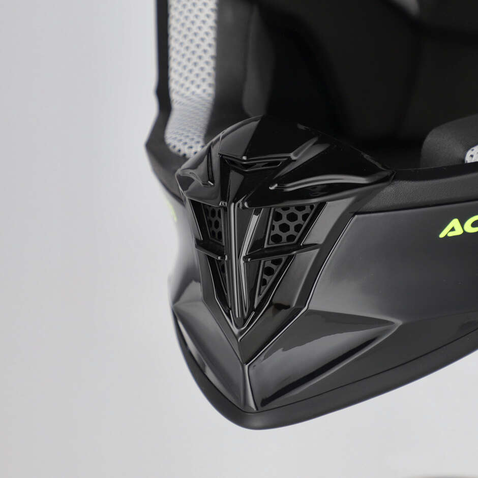 Casque de motocross Acerbis LINEAR 2206 Noir Jaune Fluorescent