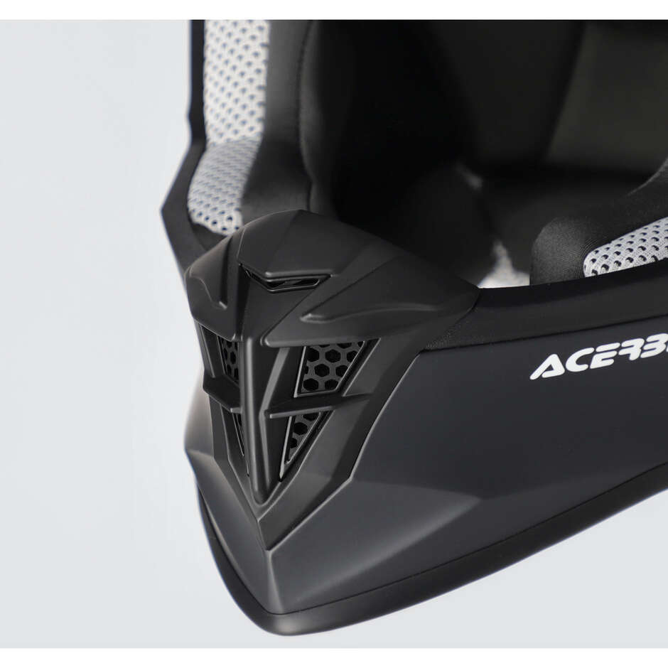 Casque de motocross Acerbis LINEAR 2206 Noir mat et blanc
