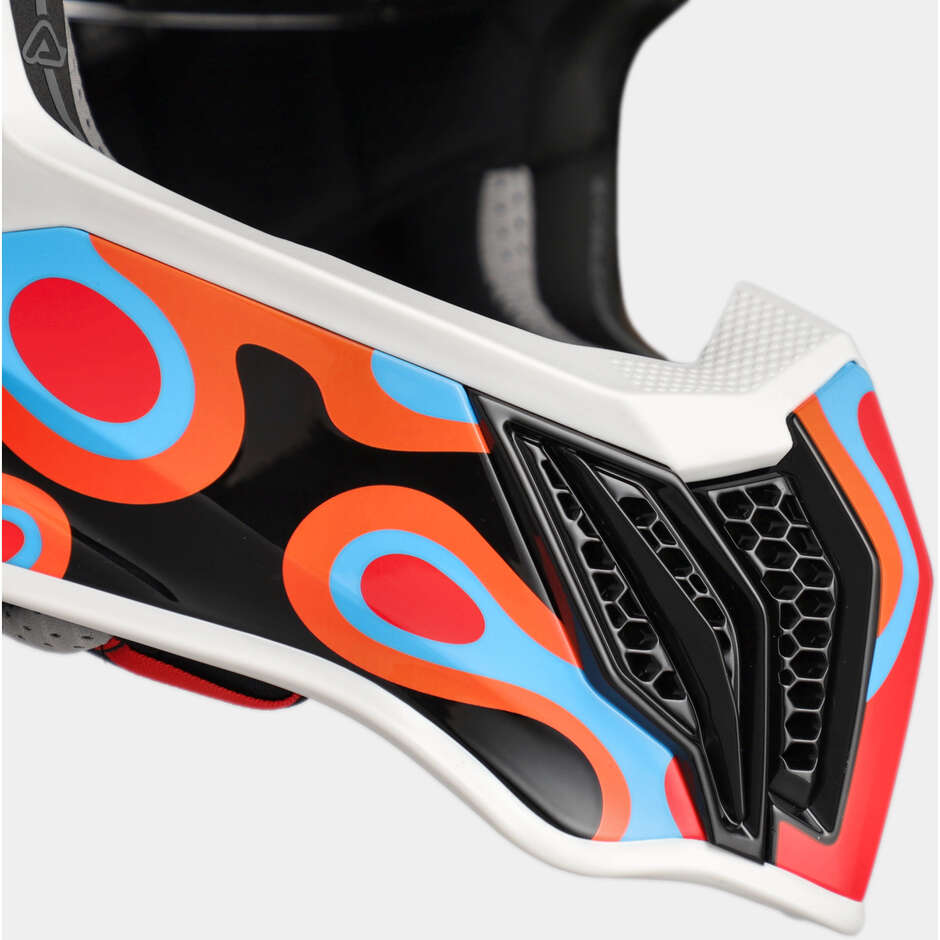 Casque de motocross/enduro Acerbis AIRSTRIKE-X Noir Orange