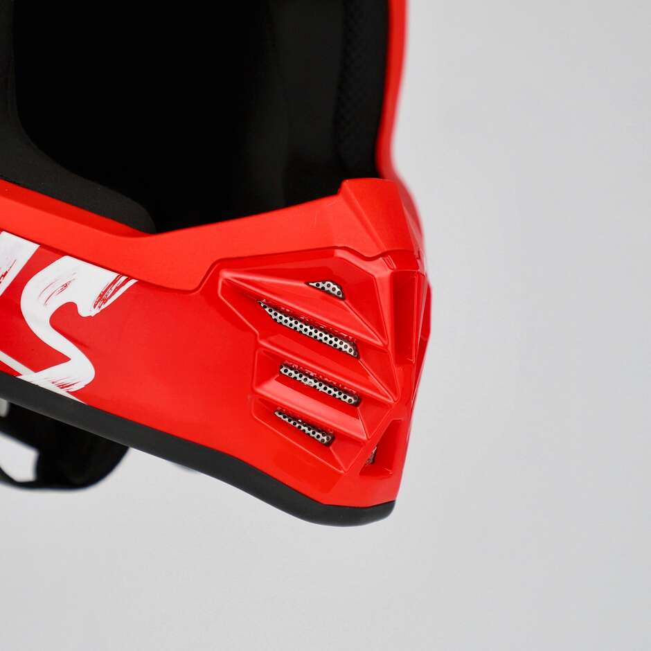 Casque de motocross enduro Acerbis PROFILE JUNIOR pour enfant, rouge et noir