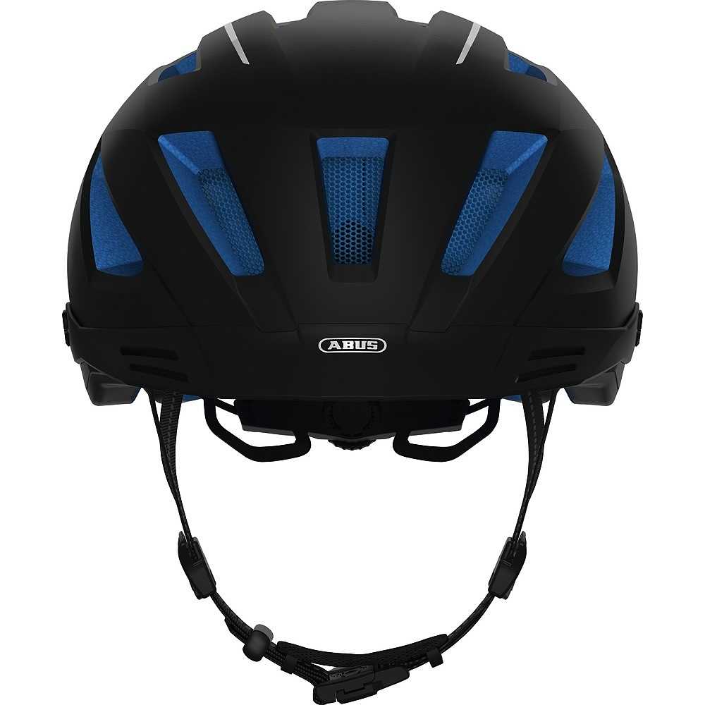 Casque de vélo Abus Hyban 2.0 Ace avec visière en velours noir et led Vente  en Ligne 