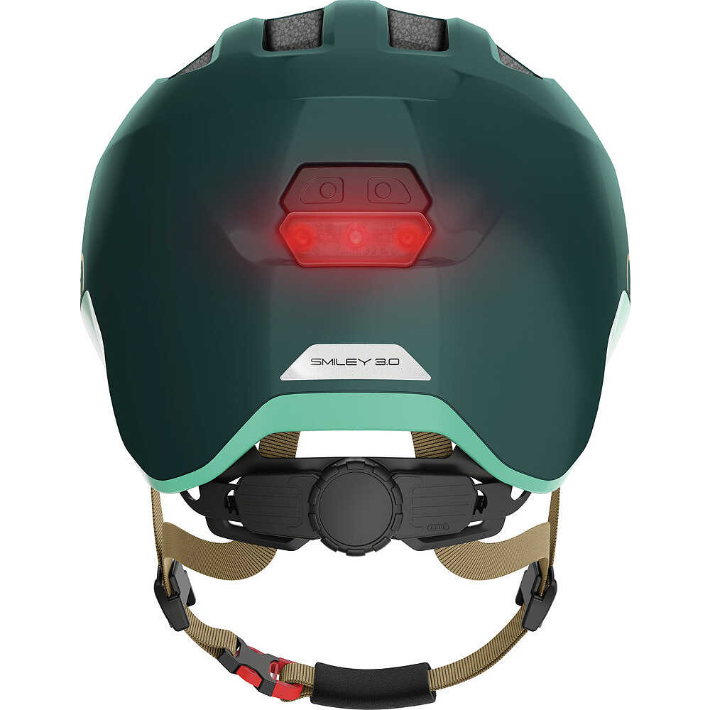 Casque Vélo Enfant ABUS SMILEY 3.0 LED - Grey Space - Taille M (50-55 Cm) - Neuf