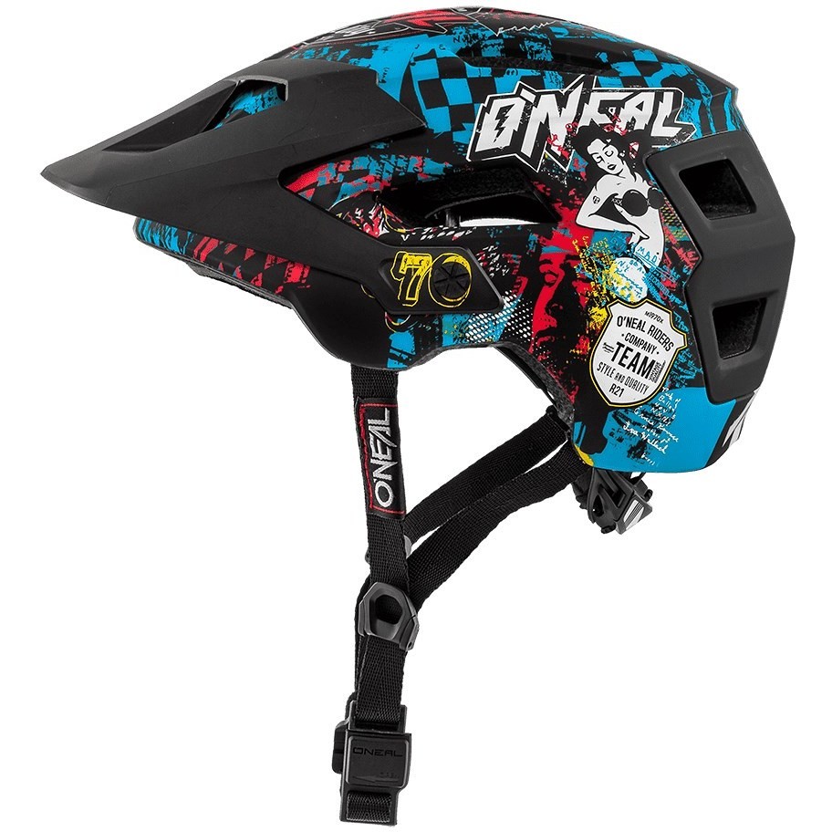 Casque Vélo O'Neal Defender EVO - Gris Cosmos/noir Mat - Taille Unique Adulte - Neuf
