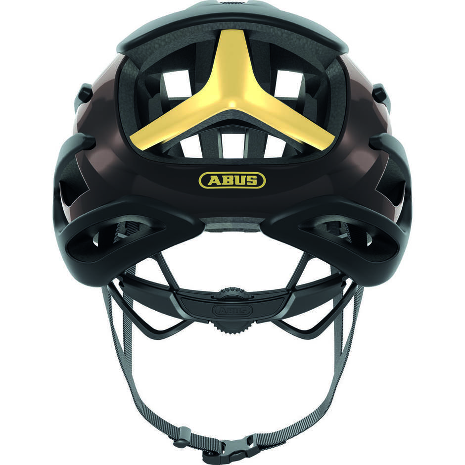 Casque de Vélo Abus Airbreaker Strada Noir or