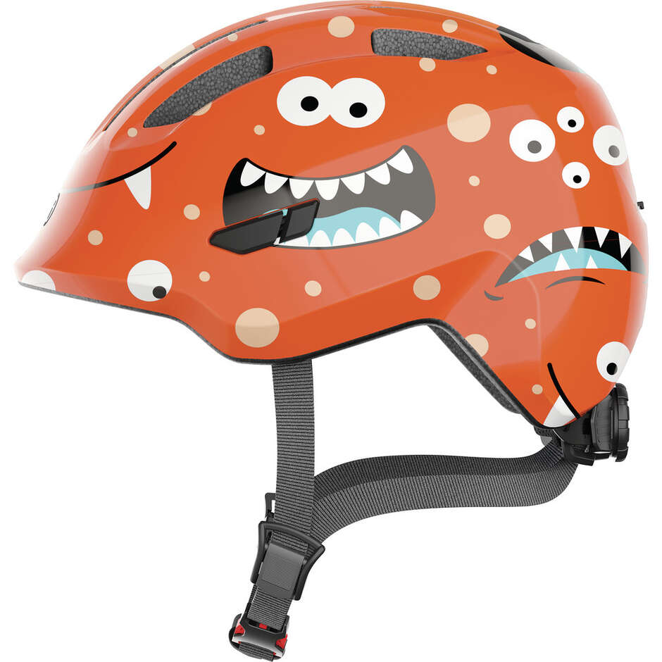 Casque de vélo enfant Abus SMILEY 3.0 Orange Monster