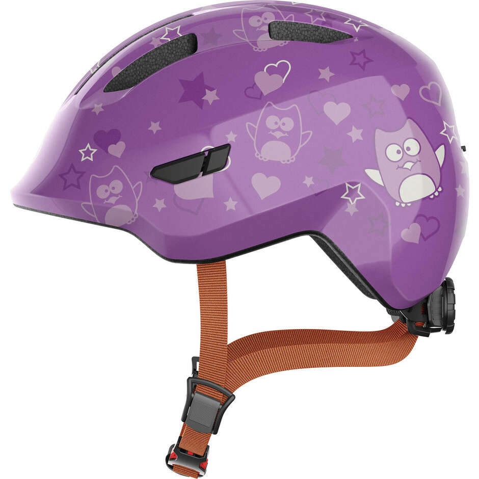 Casque de vélo enfant Abus SMILEY 3.0 Purple Star