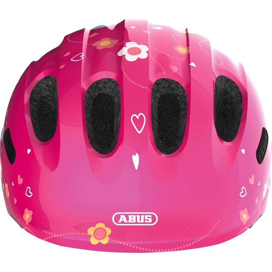 Casque de vélo pour enfants Abus smiley 2.0 Pink Butterflies