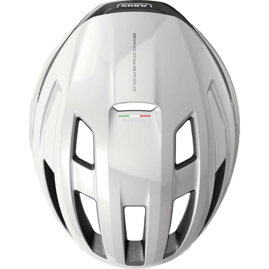 Casque de vélo route Abus POWERDOME MIPS blanc brillant