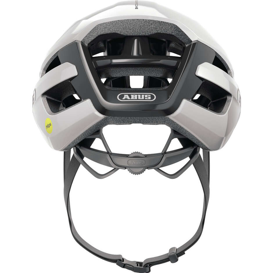 Casque de vélo route Abus POWERDOME MIPS blanc brillant