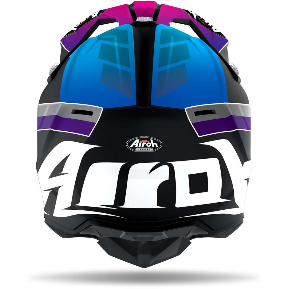 Casque Enfant Moto Cross Enduro Airoh WRAAP YOUTH Prism Opaque