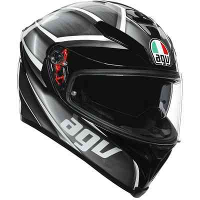 casque agv k1 top soleluna + visiÈre miroir + visiÈre fumÉe + transparent