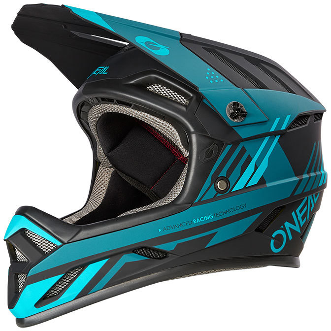 Casque de vélo intégral VTT Oneal BACKFLIP STRIKE noir/gris/rouge Vente en Ligne