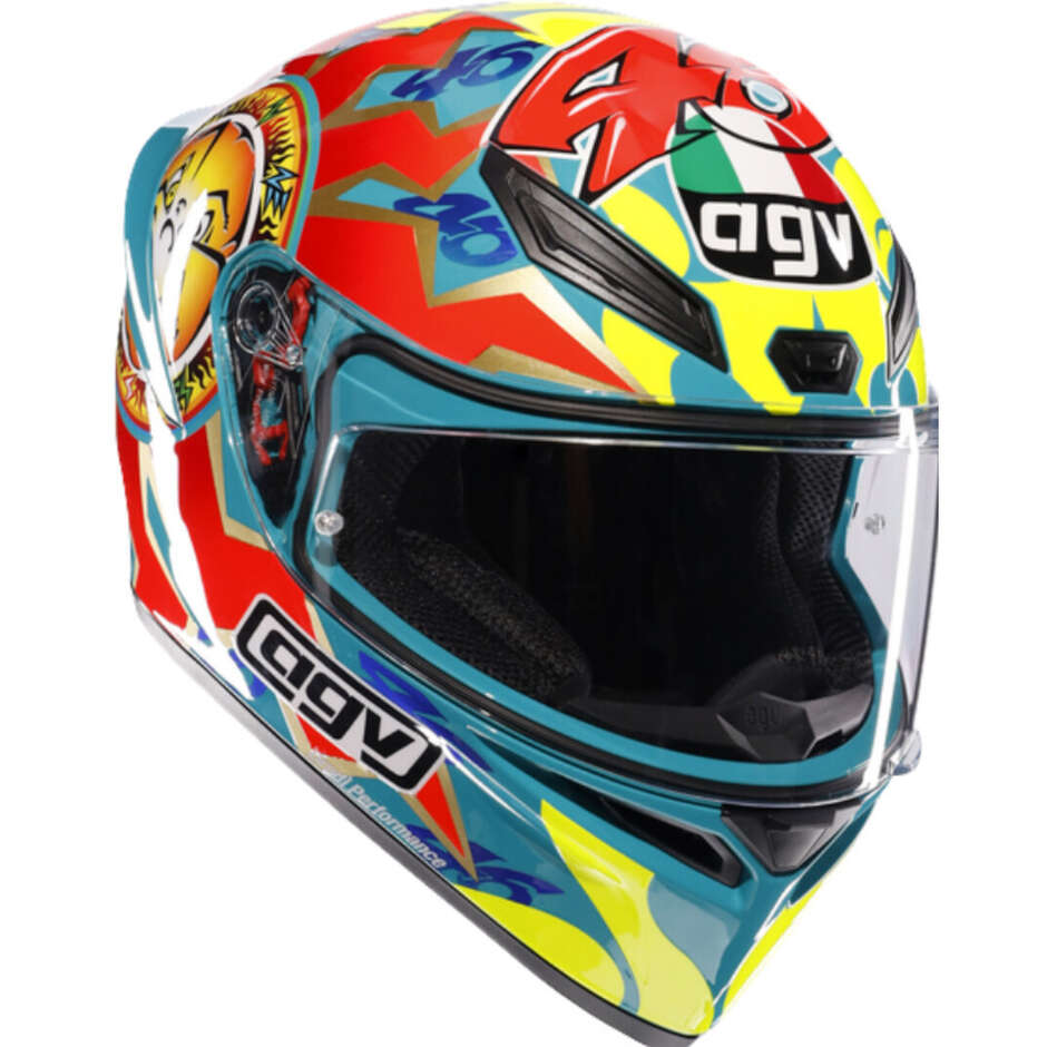 Casque intégral de moto AGV K1 S ROSSI MUGELLO 1999