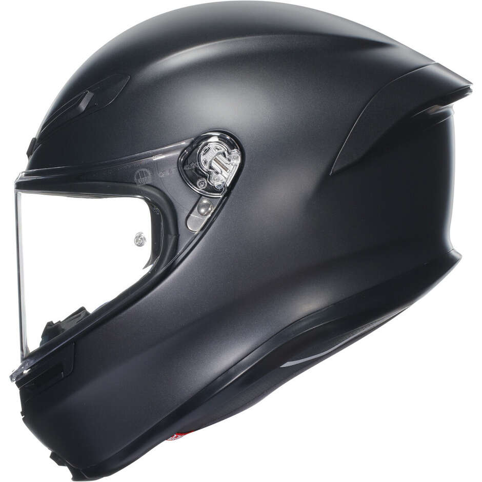 Casque intégral de moto AGV K6 S, noir mat