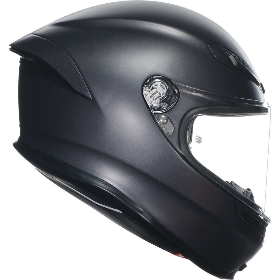 Casque intégral de moto AGV K6 S, noir mat
