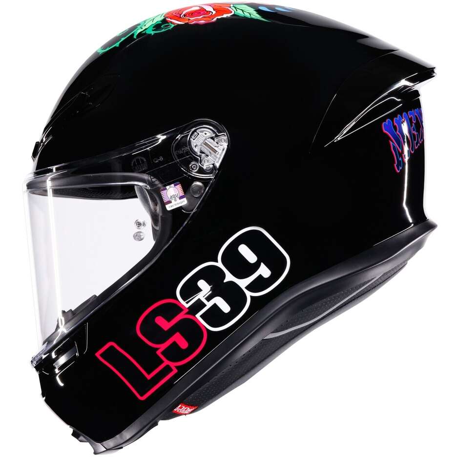 Casque intégral de moto AGV K6 S SALOM TRIBUTE