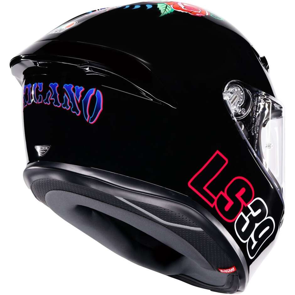 Casque intégral de moto AGV K6 S SALOM TRIBUTE
