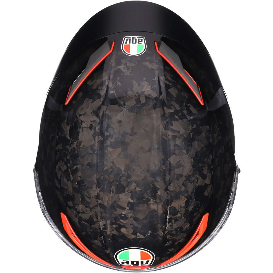 Casque intégral de moto AGV PISTA GP RR ITALIA en carbone forgé