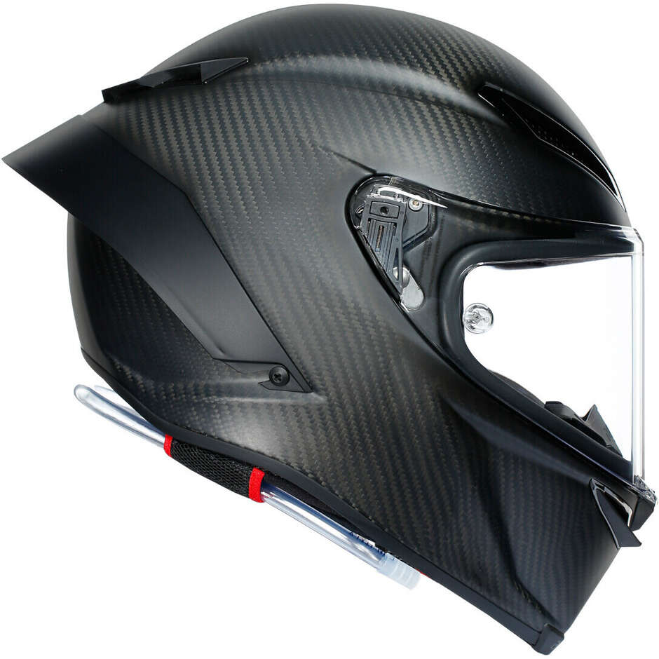 Casque intégral de moto AGV PISTA GP RR MONO en carbone mat