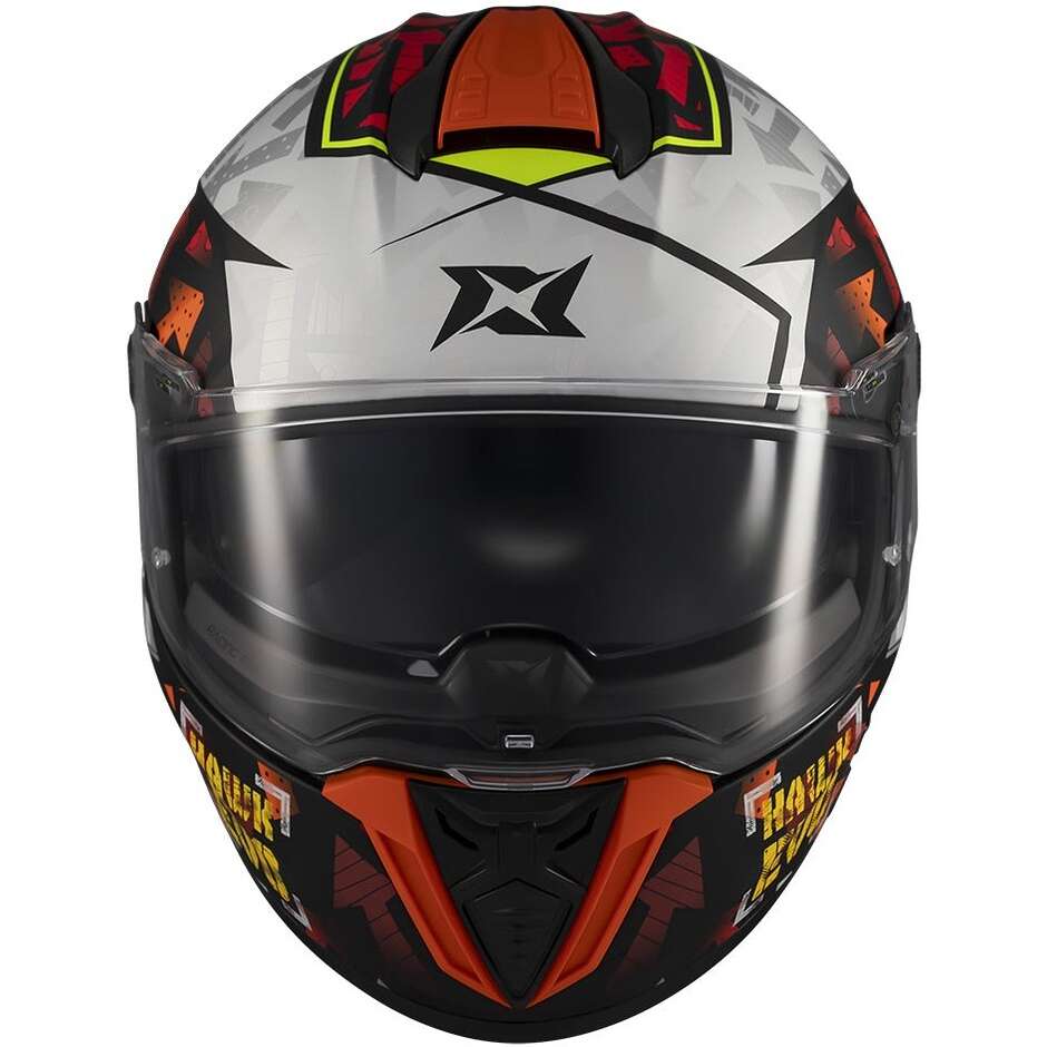 Casque intégral de moto Axxis ff122sv Hawk Evo Sv Sketchbook B2