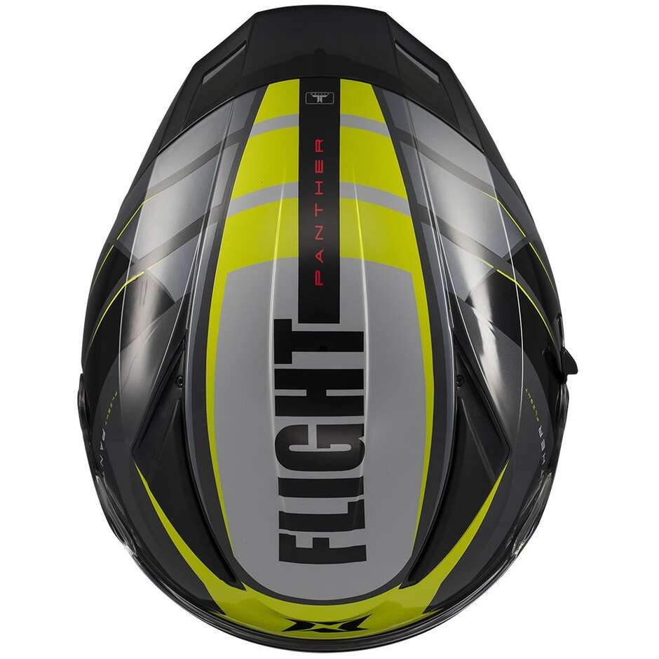Casque intégral de moto Axxis FF130SV Panther SV Flight C3 Noir Jaune