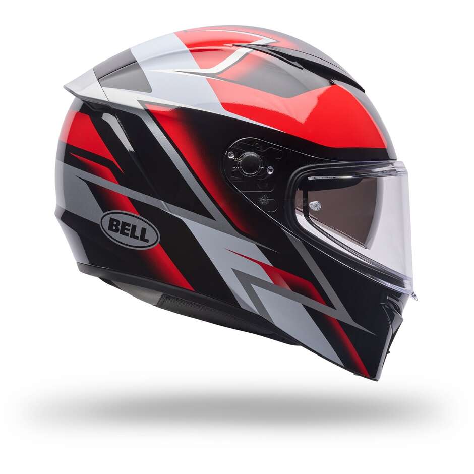 Casque intégral de moto Bell LITHIUM MIPS KINETIC rouge