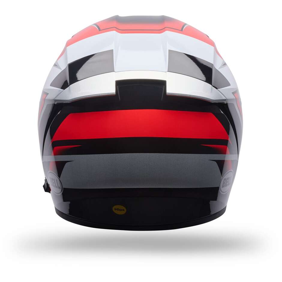 Casque intégral de moto Bell LITHIUM MIPS KINETIC rouge