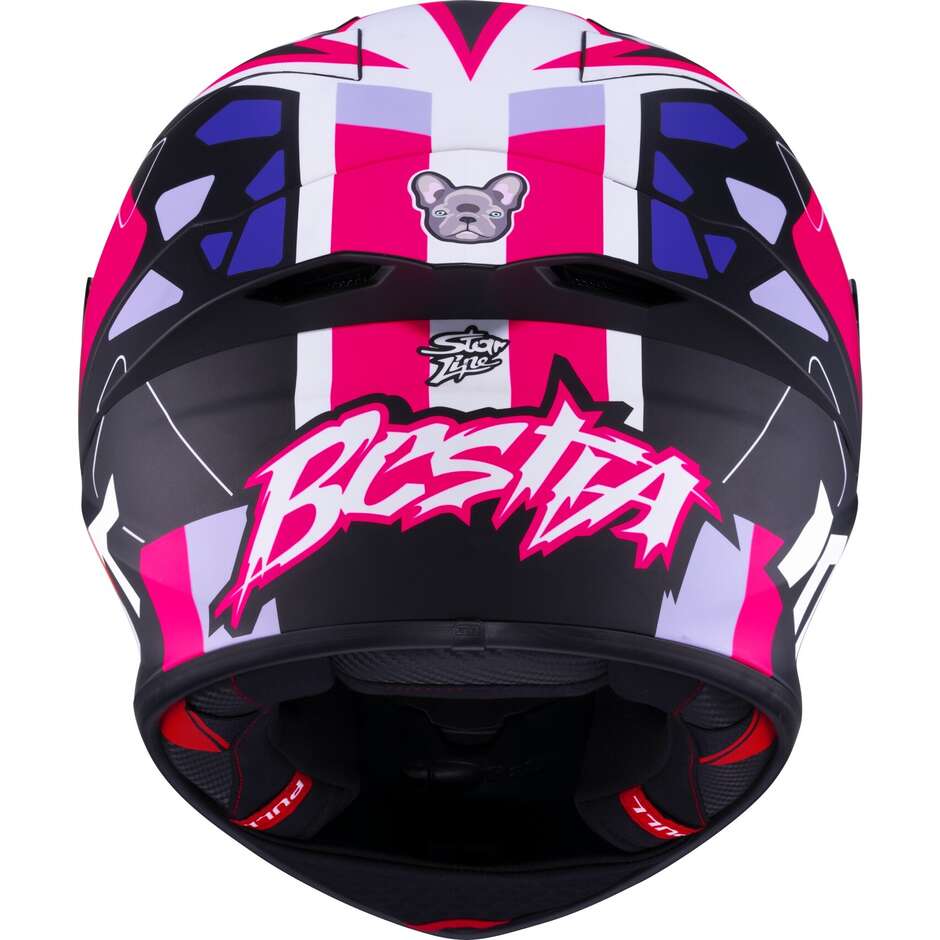 Casque intégral de moto de course Kyt KX-1 Race GP Bastianini Replica 2026, finition mate - FIM