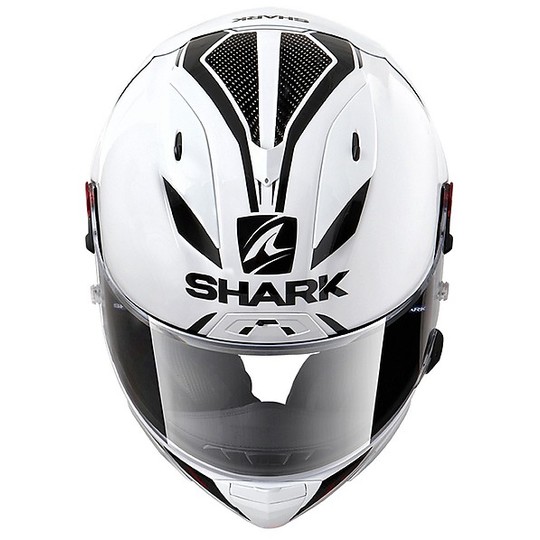 Casque intégral de moto de course Shark RACE-R PRO GP 30tH Anniversary White