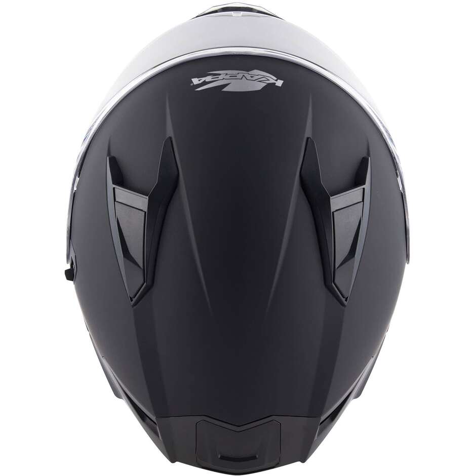 Casque intégral de moto Kappa KV52, noir mat