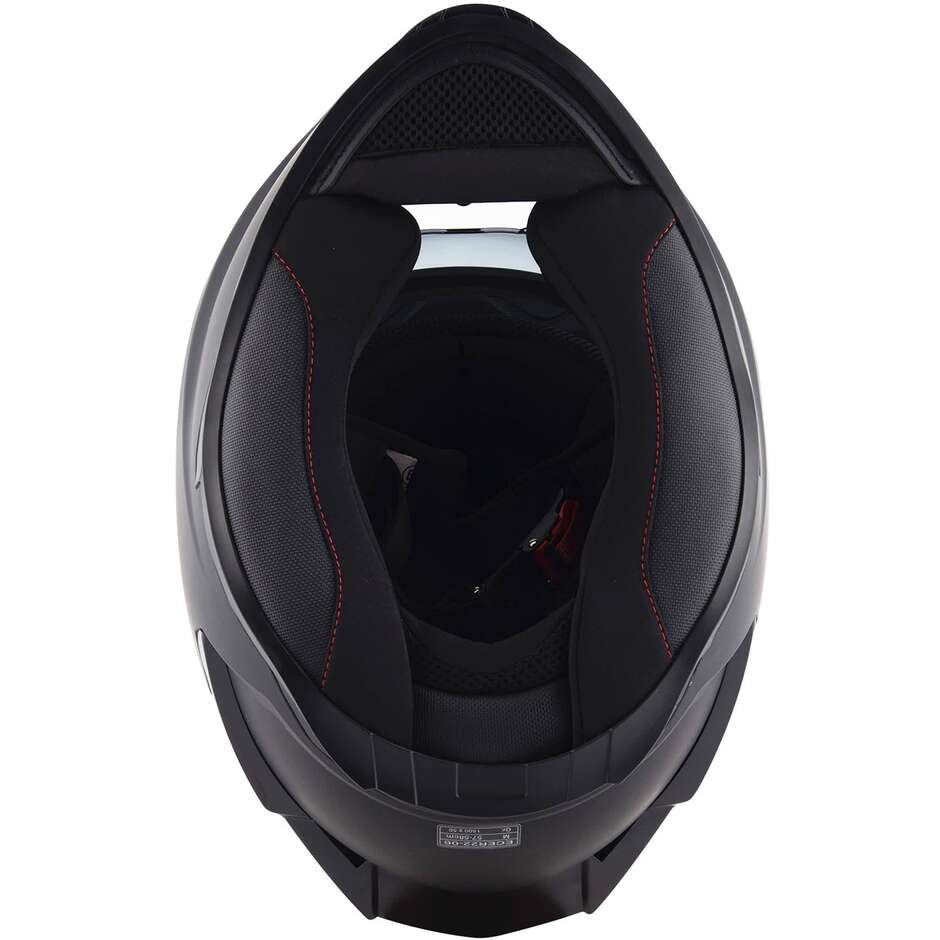 Casque intégral de moto Kappa KV52, noir mat