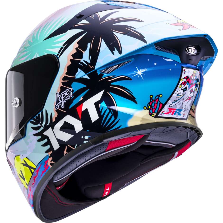 Casque intégral de moto Kyt TT-REVO RICCARDO ROSSI REPLICA