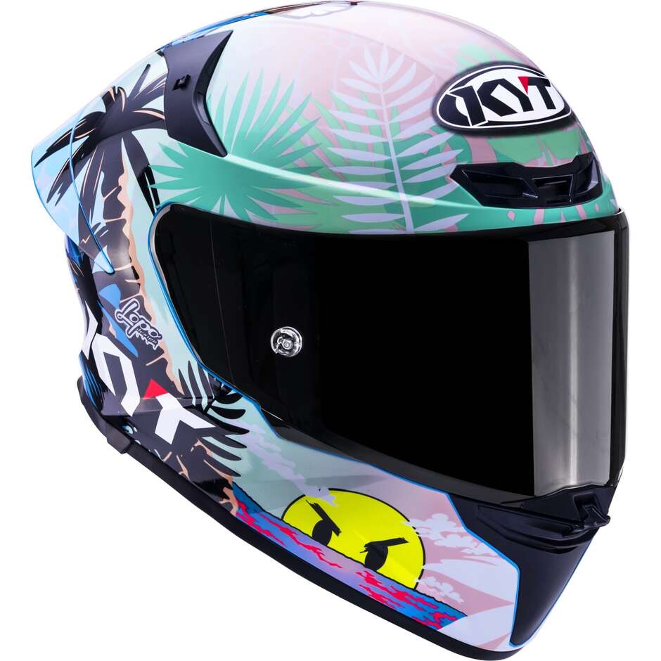 Casque intégral de moto Kyt TT-REVO RICCARDO ROSSI REPLICA