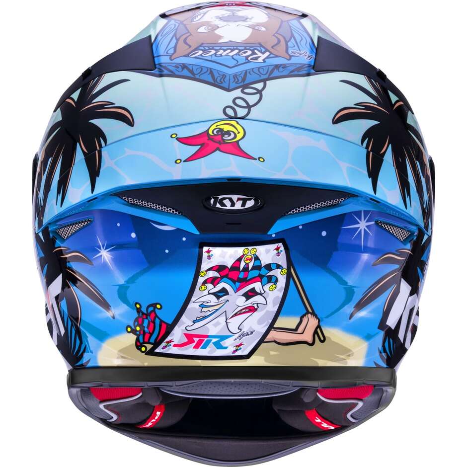 Casque intégral de moto Kyt TT-REVO RICCARDO ROSSI REPLICA