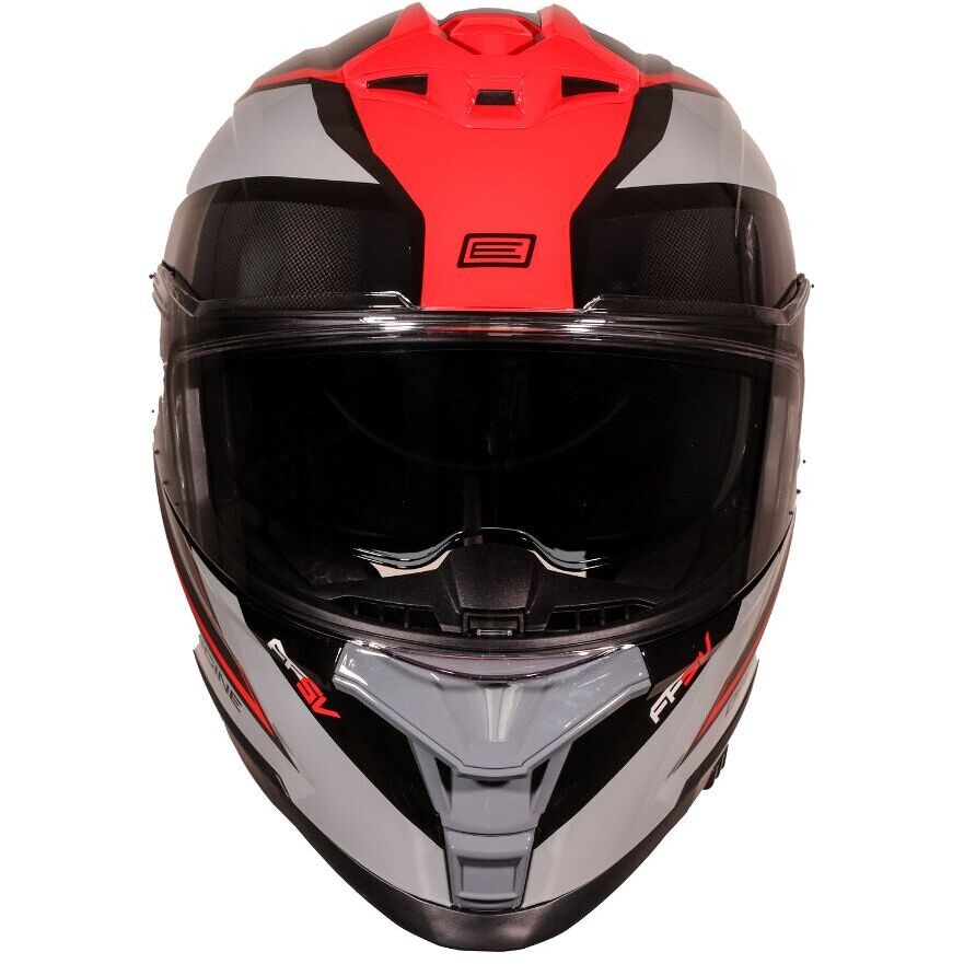 Casque intégral de moto Origine ETNA MINIMAL ROUGE NOIR