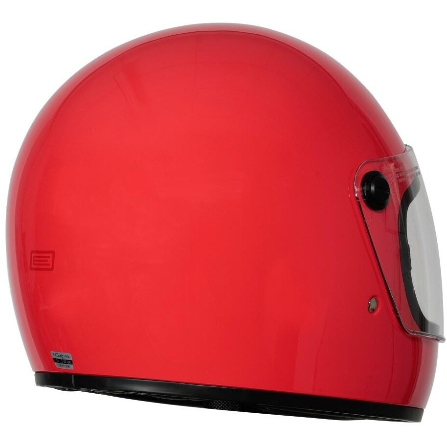 Casque intégral de moto personnalisé ORIGINE OMEGA ROUGE SOLIDE