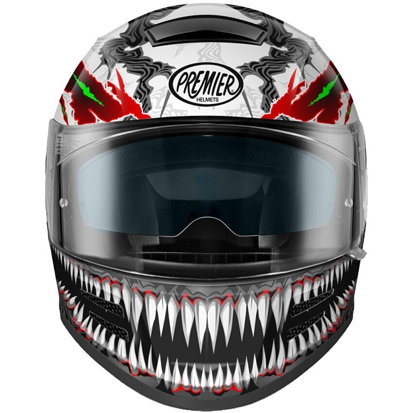 Casque intégral de moto Premier COMMANDER AL 8 BM