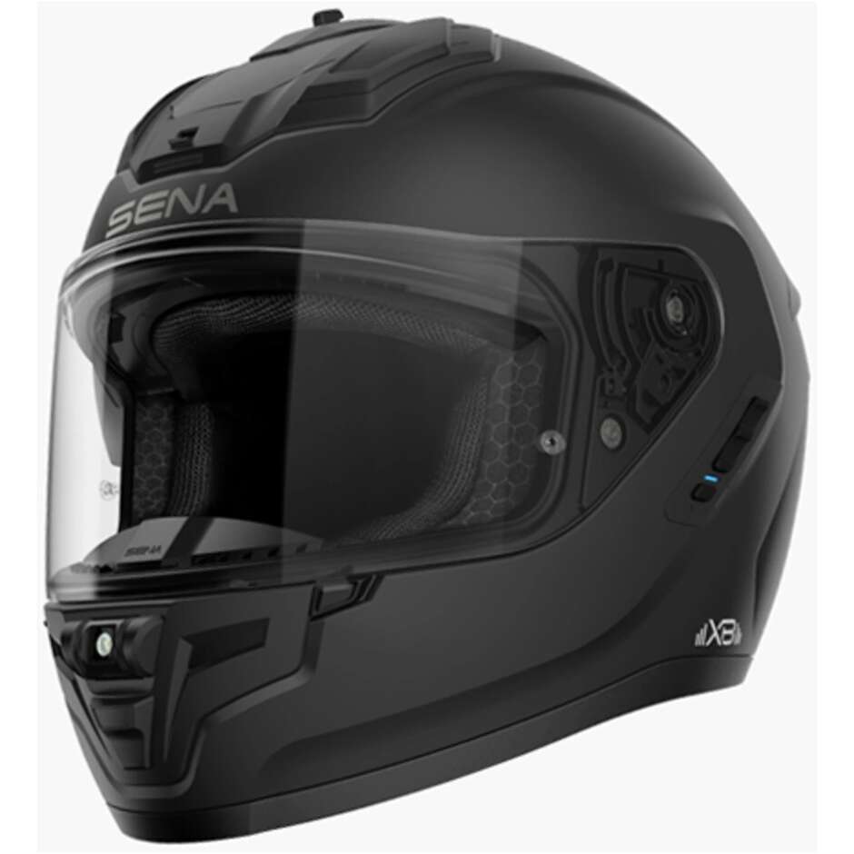 Casque intégral de moto Sena Phantom XB Noir mat
