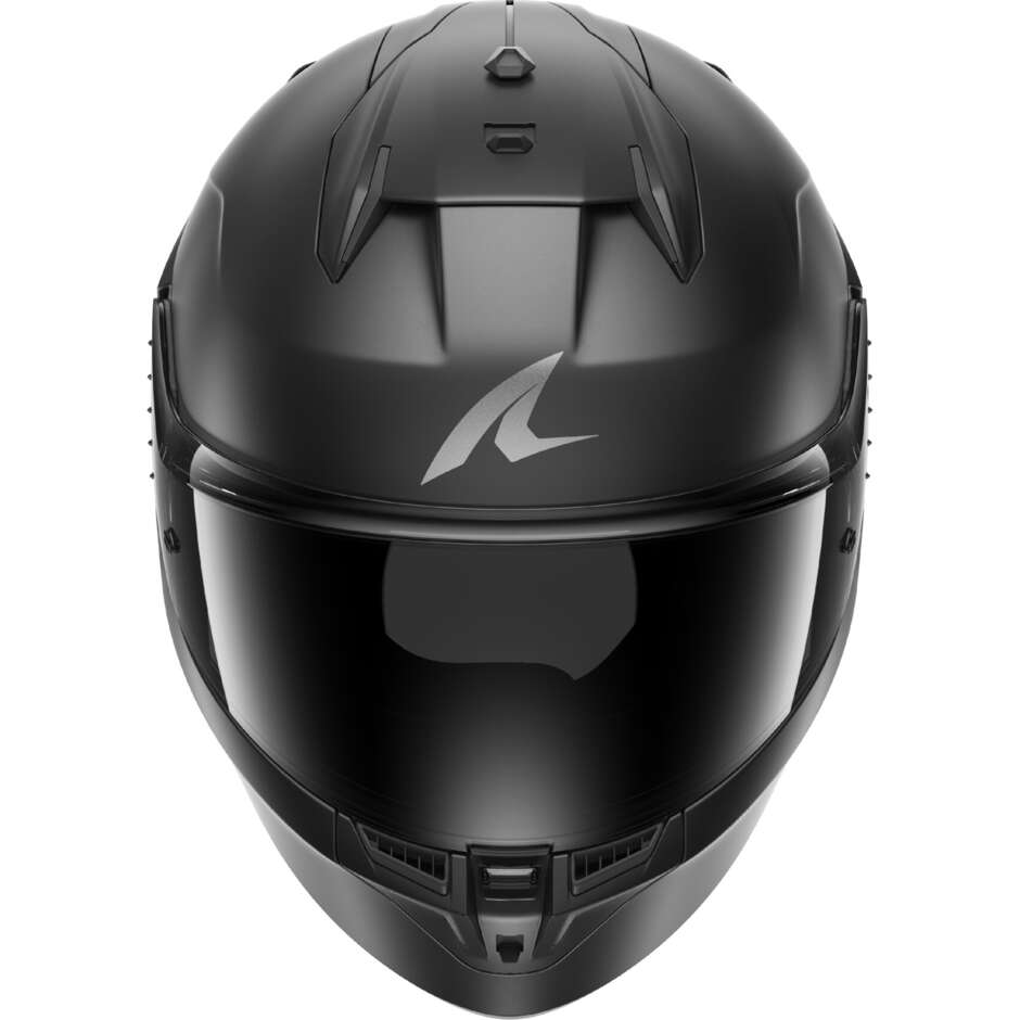 Casque intégral de moto Shark D-SKWAL 3 DARK SHADOW, titane mat