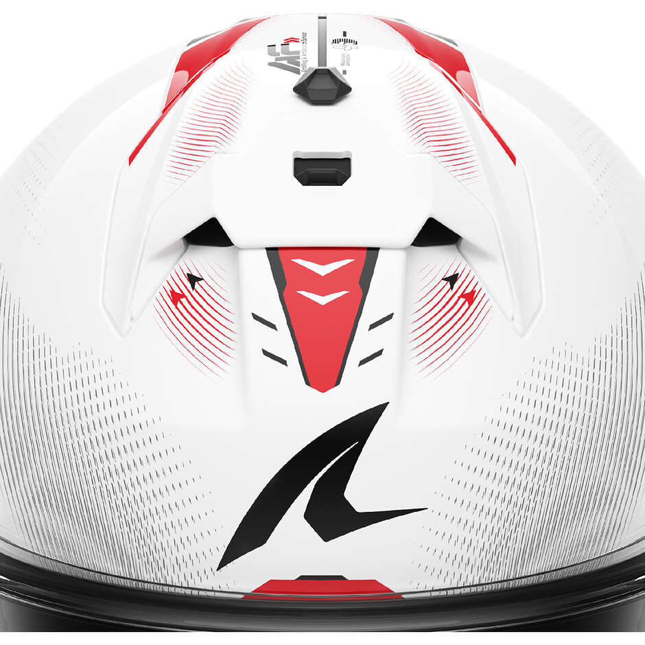 Casque intégral de moto Shark SKWAL CUP SPEED-TECH Blanc Rouge Noir