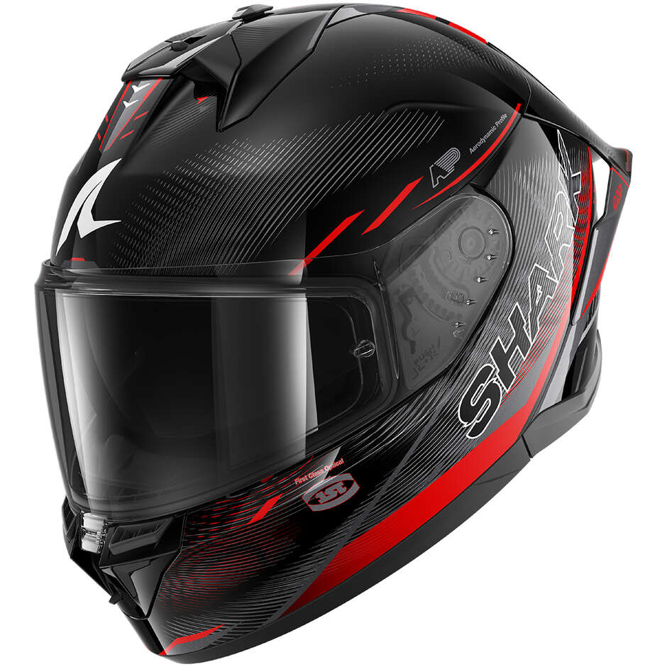 Casque intégral de moto Shark SKWAL CUP SPEED-TECH Noir Rouge Anthracite