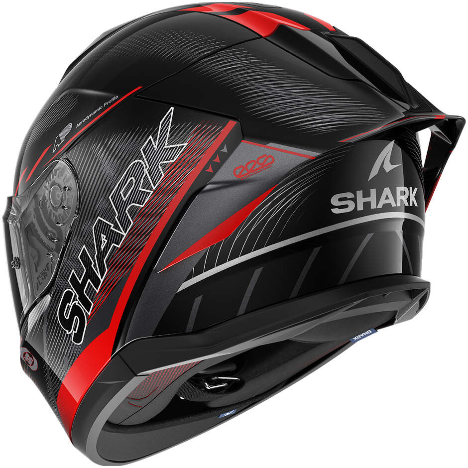 Casque intégral de moto Shark SKWAL CUP SPEED-TECH Noir Rouge Anthracite