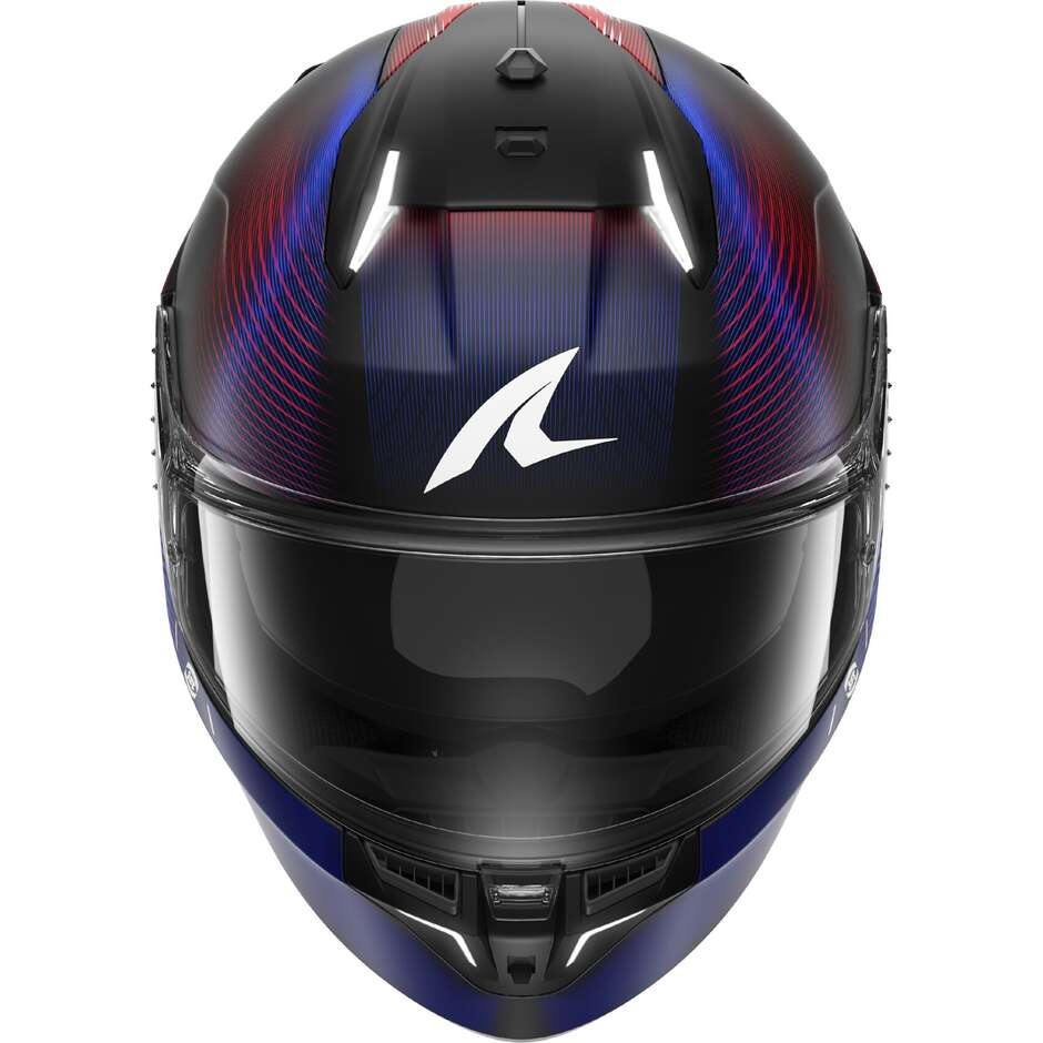 Casque intégral de moto Shark SKWAL i3 SPEED-TECH Mat Noir Rouge Bleu