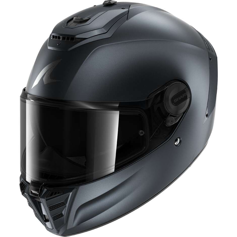 Casque intégral de moto Shark SPARTAN RS DARK SHADOW bleu acier mat