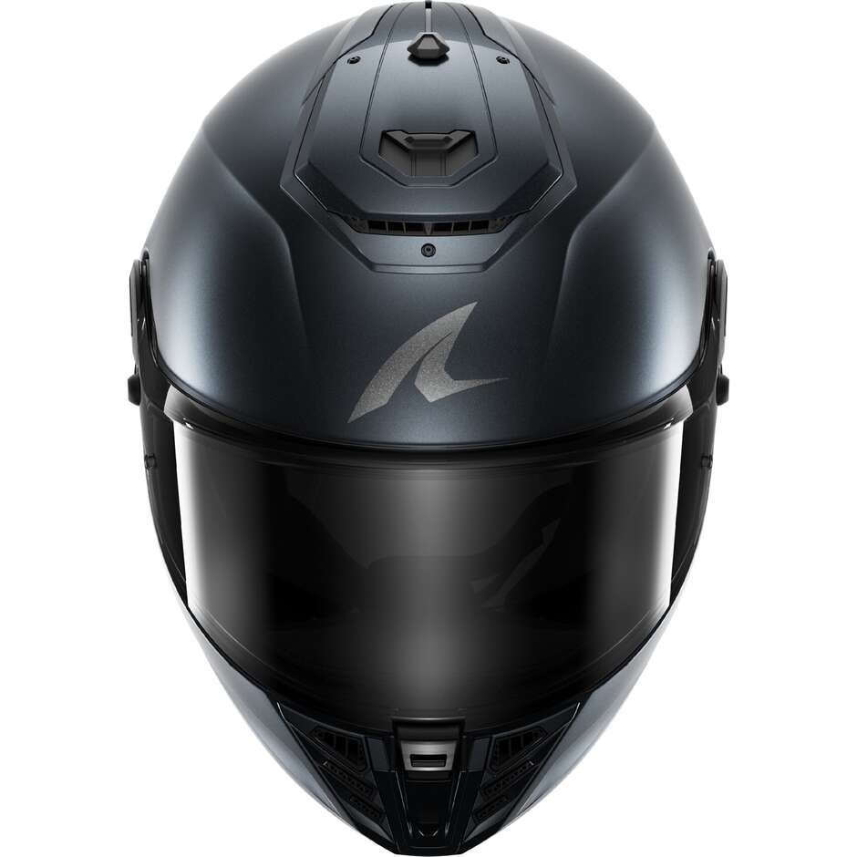 Casque intégral de moto Shark SPARTAN RS DARK SHADOW bleu acier mat